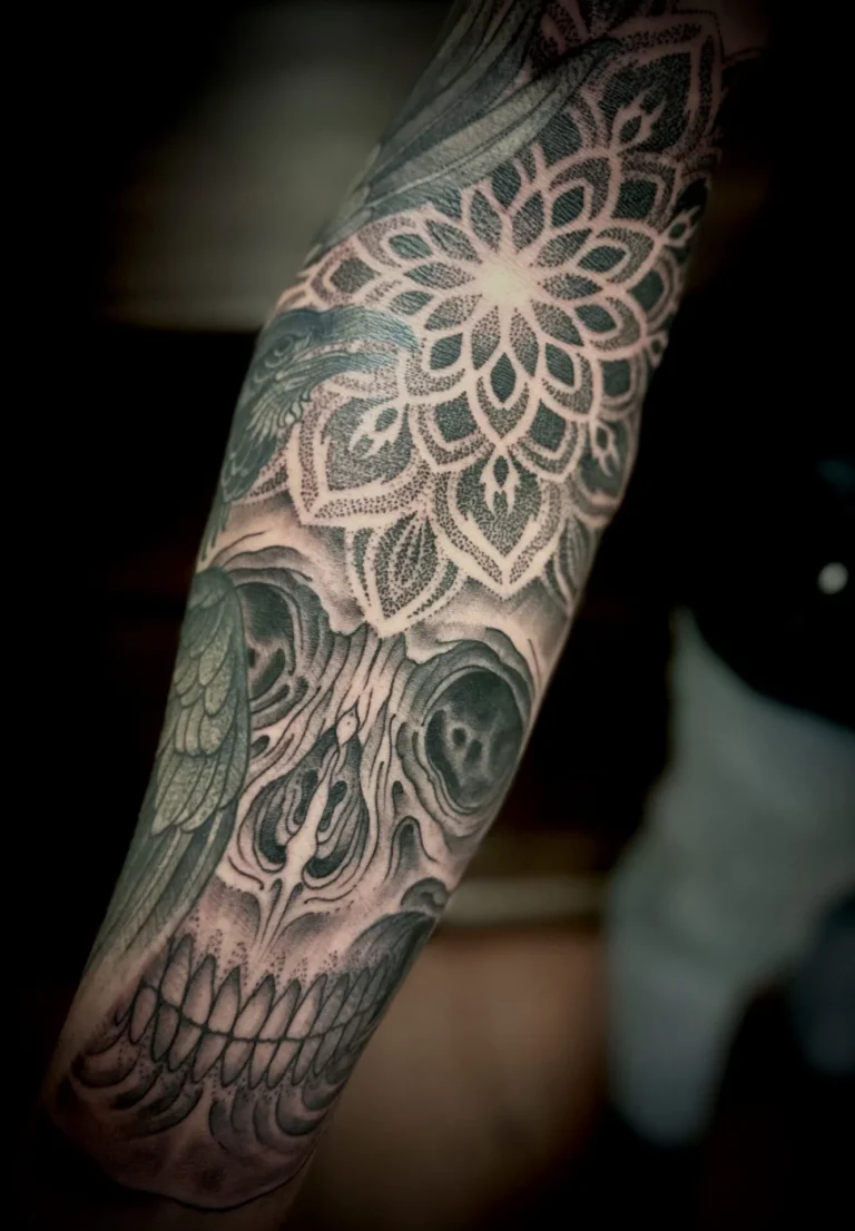Schedel met mandala